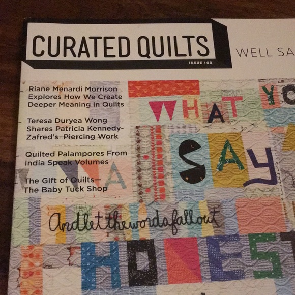 Curated Quilts Quarterly Journal Issue 08 Well Said - Picture 4 of 4